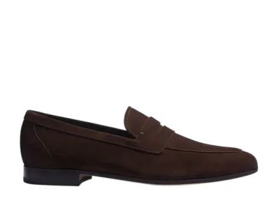 J.M.Weston Woogie Loafer #935 "Dark Brown Suede"