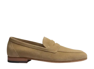 J.M.Weston Woogie Loafer #935 "Beige Suede Calfskin"
