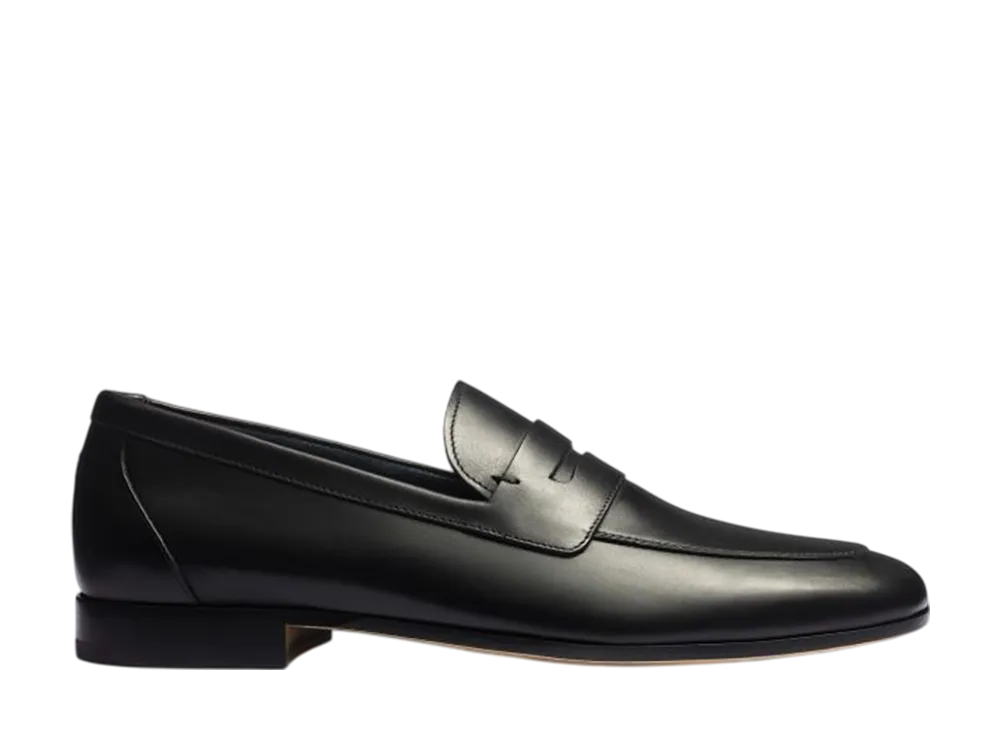 J.M.Weston Woogie Loafer #935 "Black Smooth Calf"