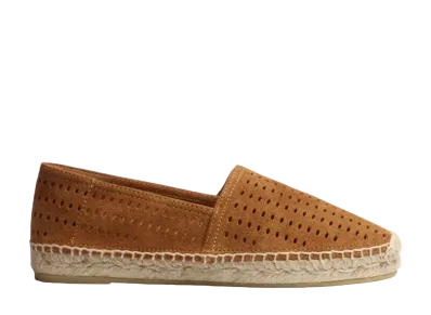 J.M.Weston Espadrille Wait and Sea #933 Suede "Beachnut" 13G7GDC93358 Rubber Sole