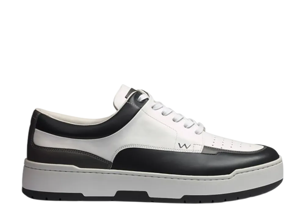 J.M.Weston On Top Sneaker #944 "White & Gray & Navy Sport Calf"