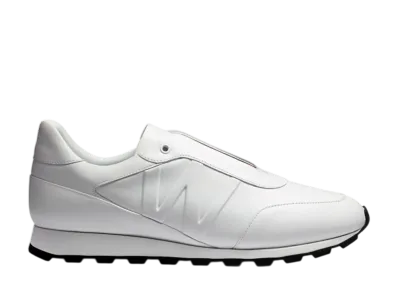 J.M.Weston On My Way Racing Sneaker #928 "White"
