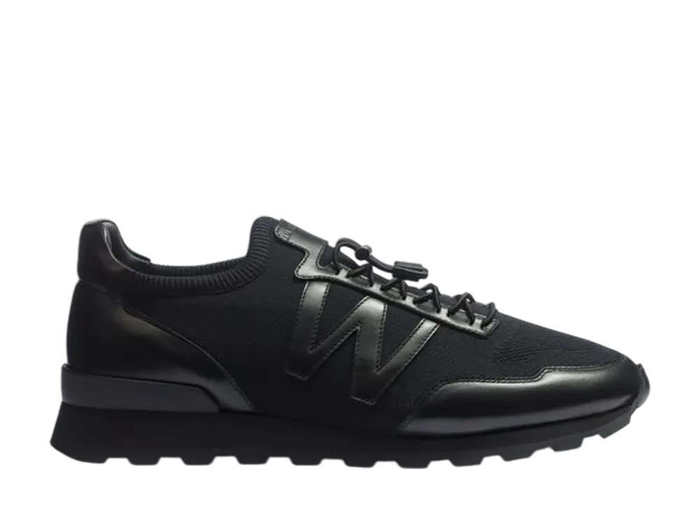 J.M.Weston On My Way Knit Sneaker #945 "Black"