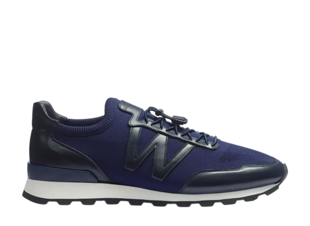 J.M.Weston On My Way Knit Sneaker #945 "Navy"