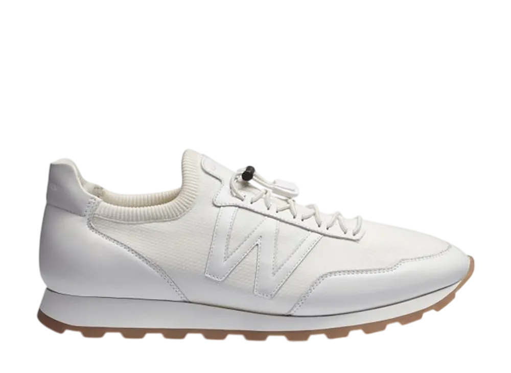 J.M.Weston On My Way Knit Sneaker #945 "White"