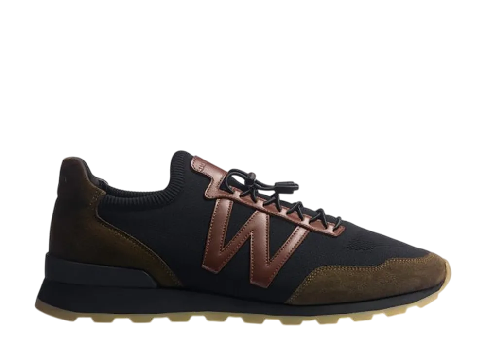 J.M.Weston On My Way Knit Sneaker #945 "Brown/Khaki Suede"