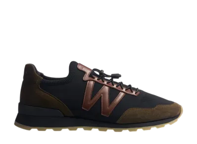 J.M.Weston On My Way Knit Sneaker #945 "Brown/Khaki Suede"