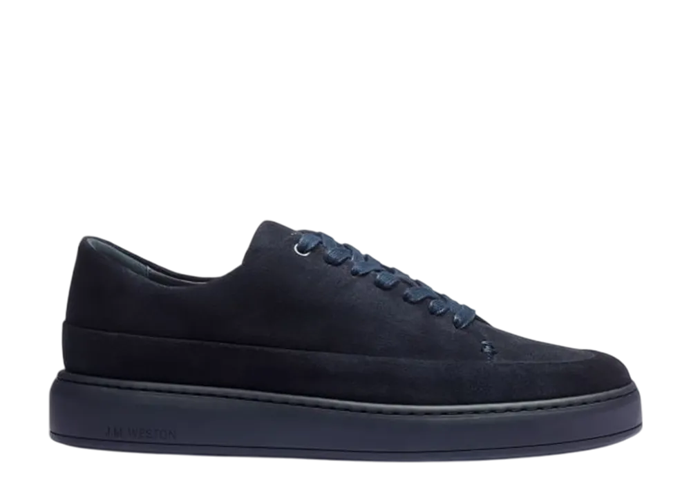 J.M.Weston Canasta Sneaker #923 "Navy Suede"