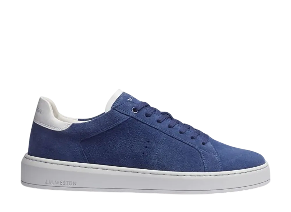 J.M.Weston On Time Sneaker #624 "Limoges Blue Suede"
