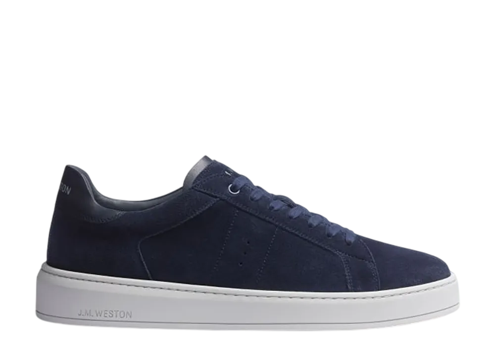 J.M.Weston On Time Sneaker #624 "Navy Suede"