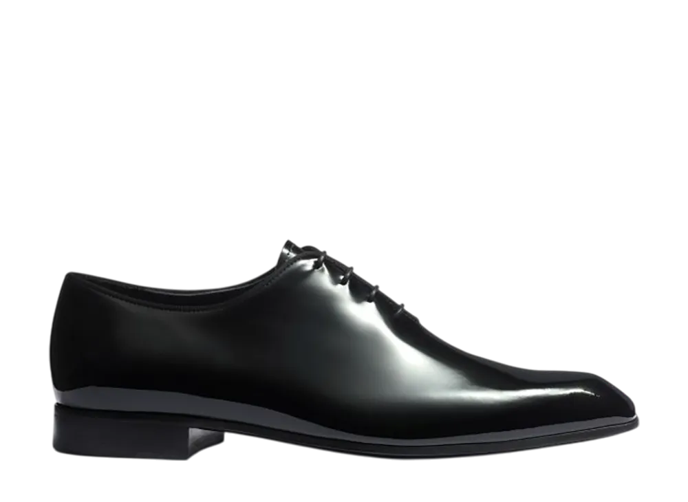 J.M.Weston Monaco One Cut Oxford #937 "Black Patent Calf"
