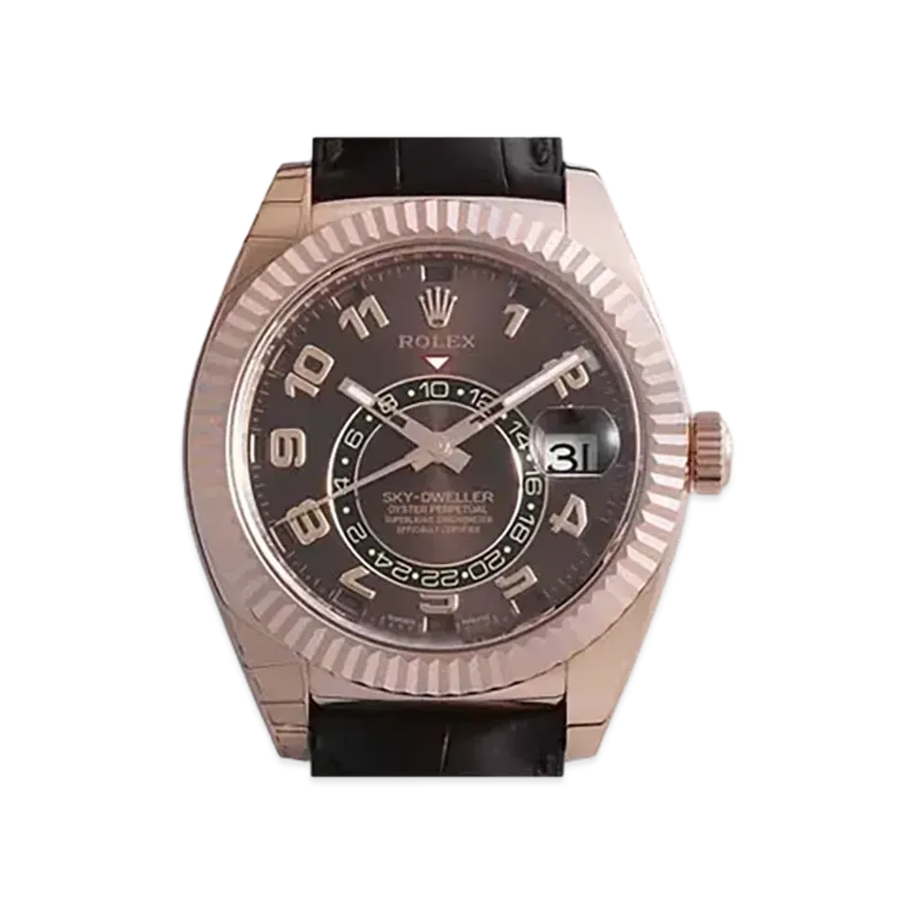ROLEX Sky-Dweller Brown Dial 326135