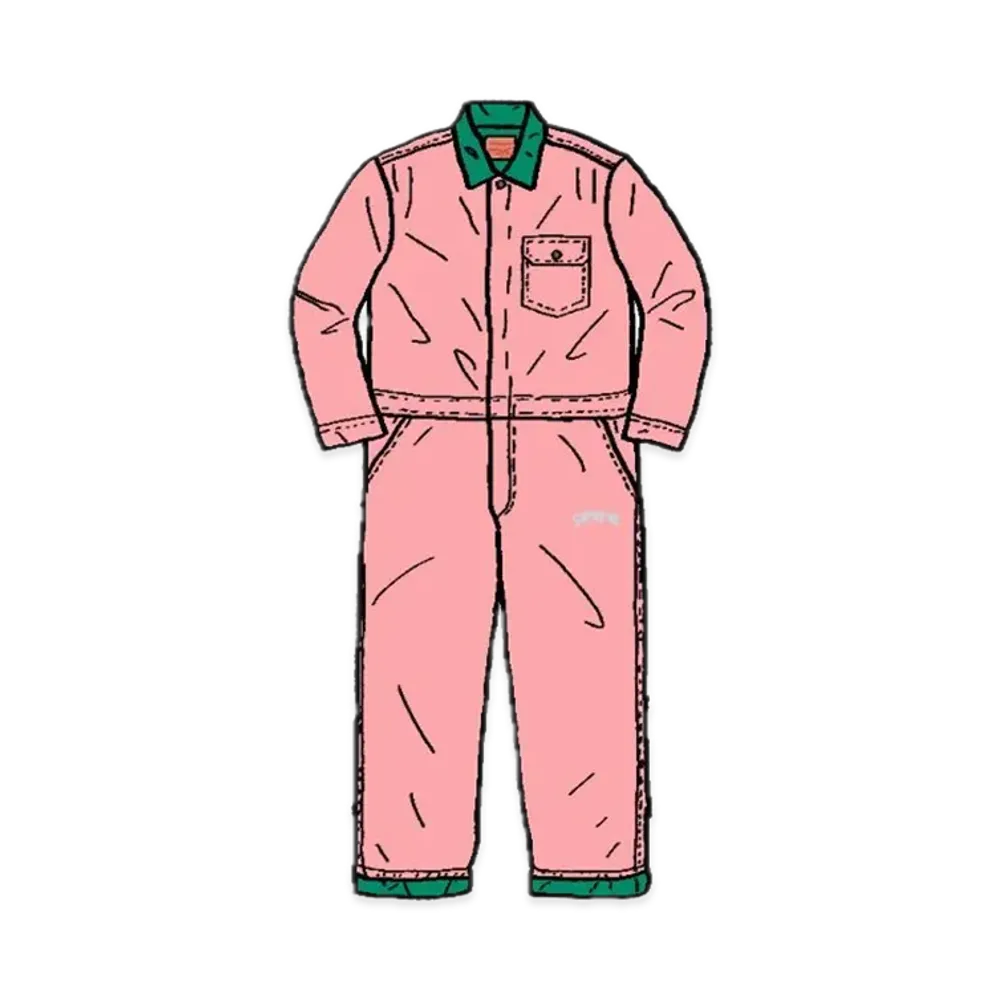 Supreme x Levi's Denim Coveralls "Pink"