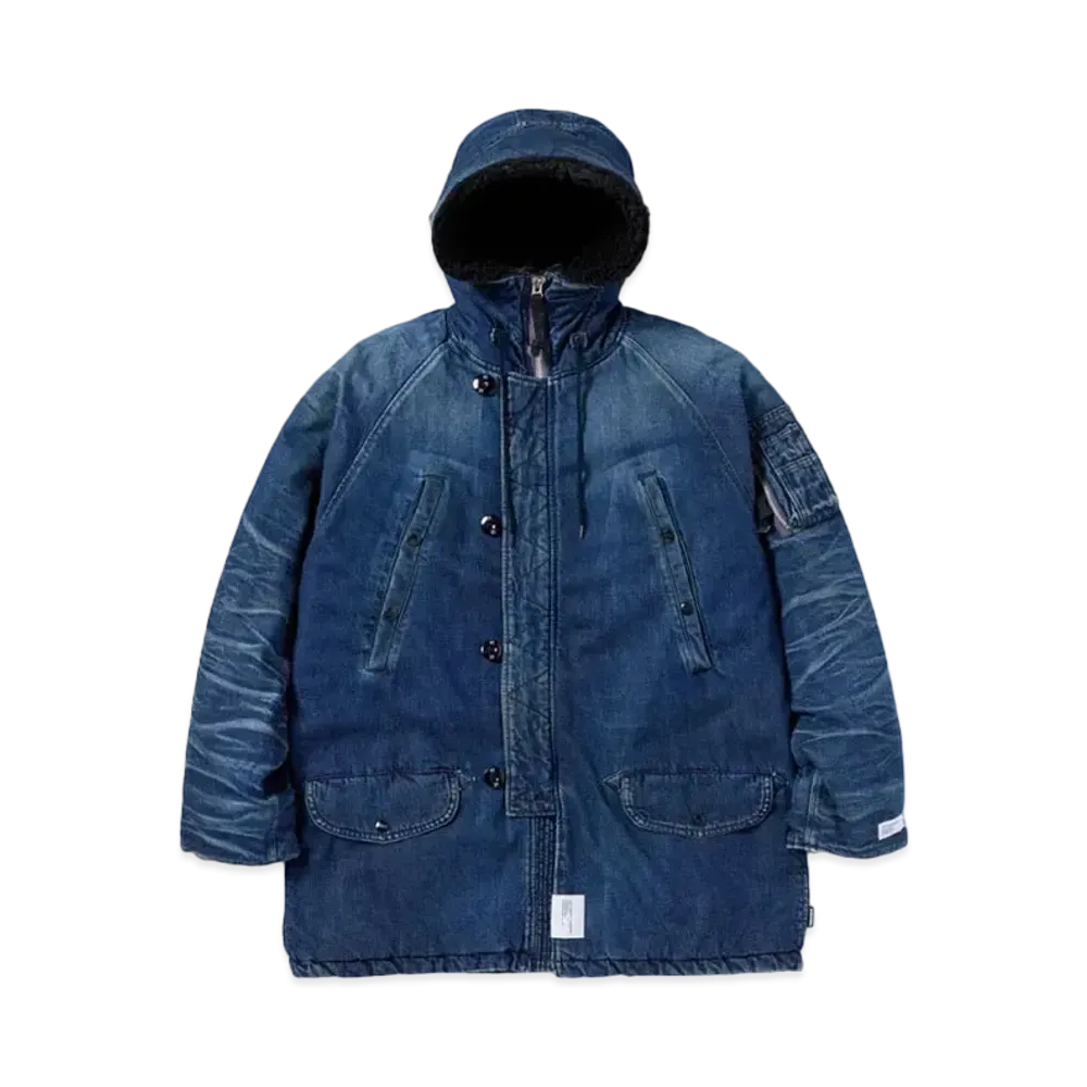 NEIGHBORHOOD Washed Denim N-3B Coat "Indigo"