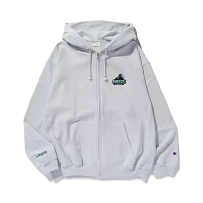 XLARGE x Champion Reverse Weave Zip Hooded Sweatshirt "Grey"
