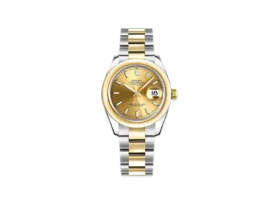 ROLEX Datejust "Champagne/Stainless Steel/Yellow Gold"