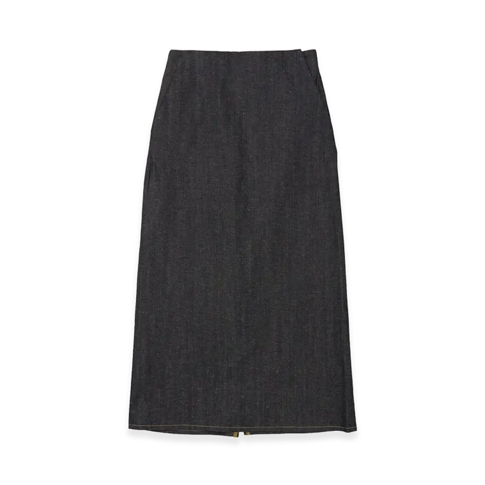 T.T Taiga Takahashi Women's Denim Skirt "Raw Indigo"