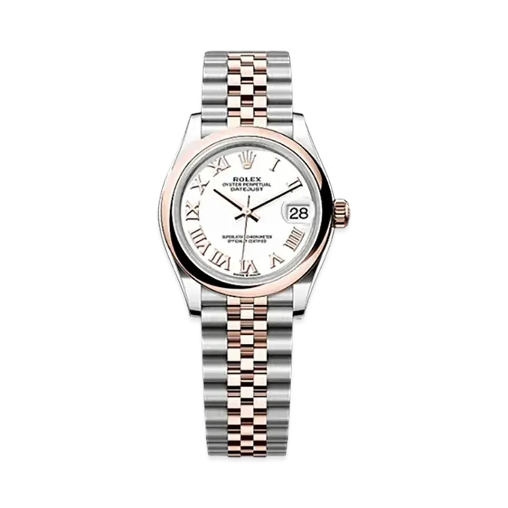ROLEX Datejust 31mm Oystersteel & Everose Gold 278241 "White"