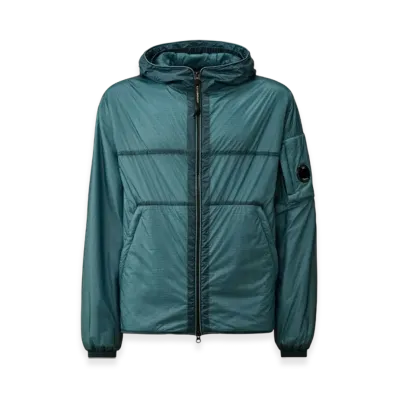 C.P. Company Nada Shell Hooded Padded Jacket "Aegean Blue Light Blue"