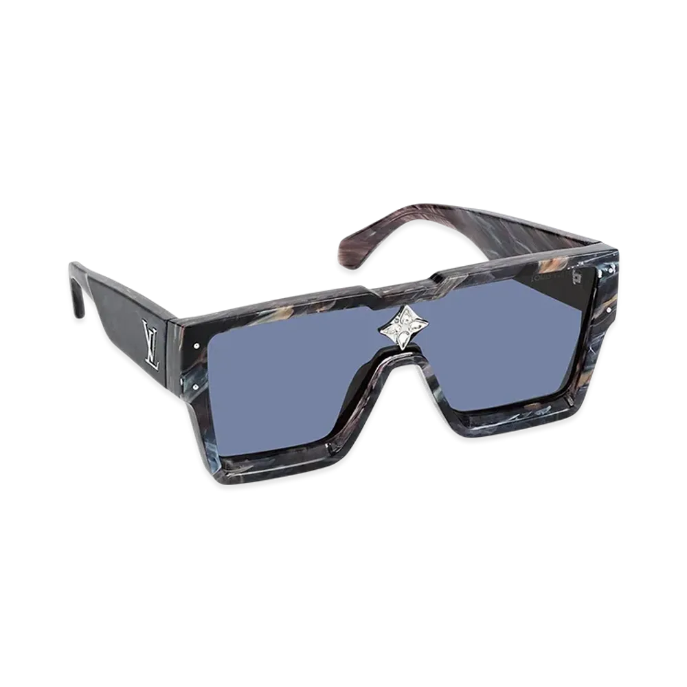 Louis Vuitton Cyclone Sunglasses "Grey Marble/Grey"
