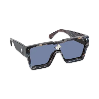 Louis Vuitton Cyclone Sunglasses "Grey Marble/Grey"