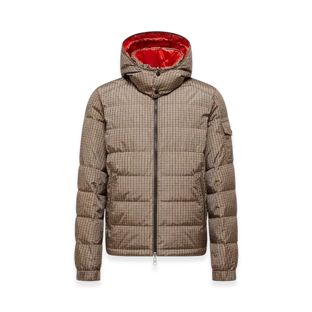 MONCLER Jonage Reversible Hooded Short Down Jacket "Brown"