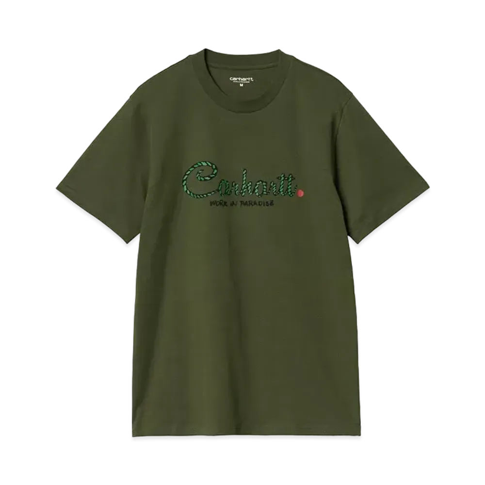 Carhartt WIP S/S Paradise Script T-Shirt "Tarragon"