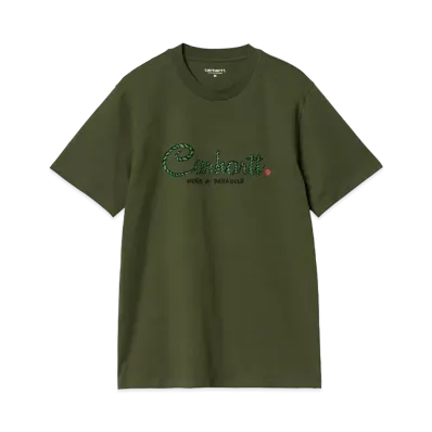 Carhartt WIP S/S Paradise Script T-Shirt "Tarragon"