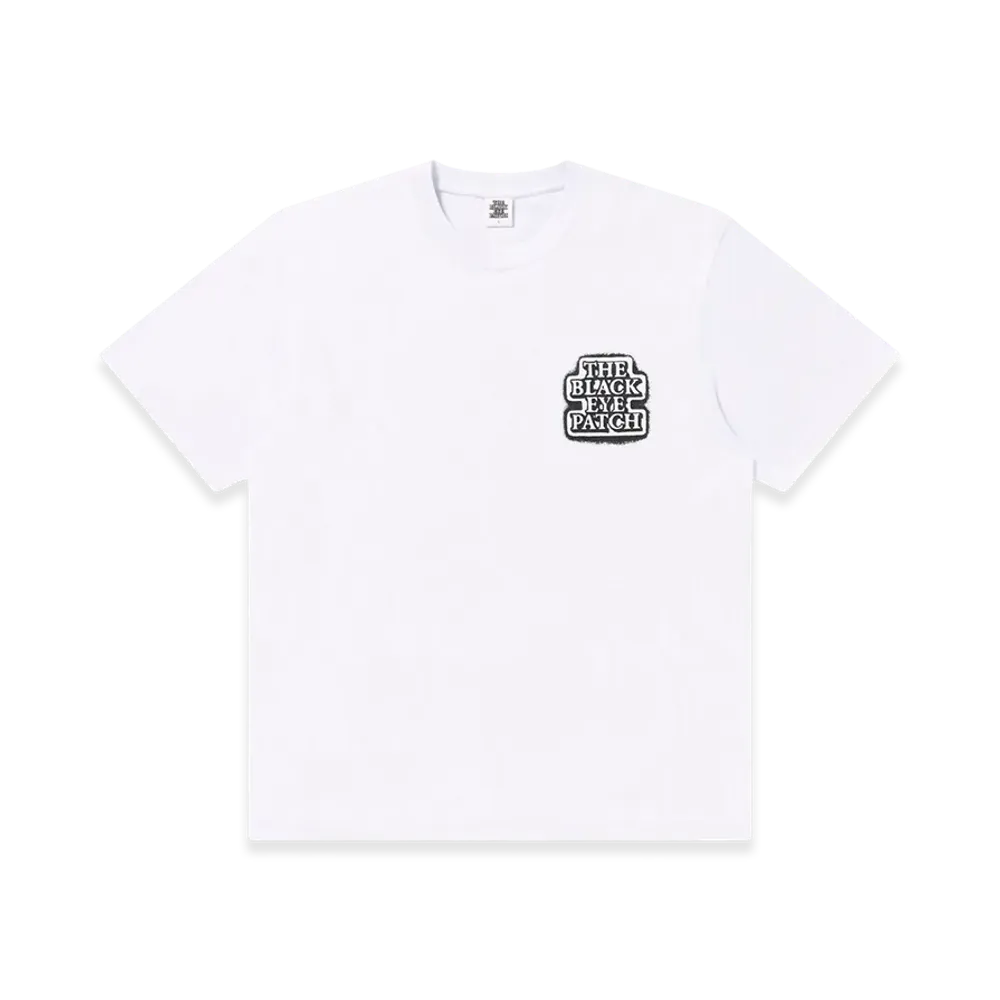 BlackEyePatch Sprayed OG Label Tee "White"