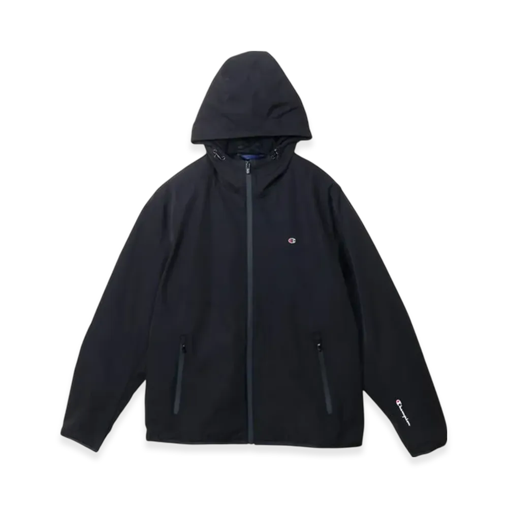 Champion Hooded zip Jacket "Black"