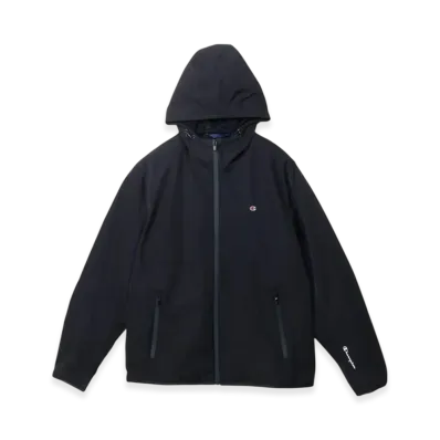 Champion Hooded zip Jacket "Black"