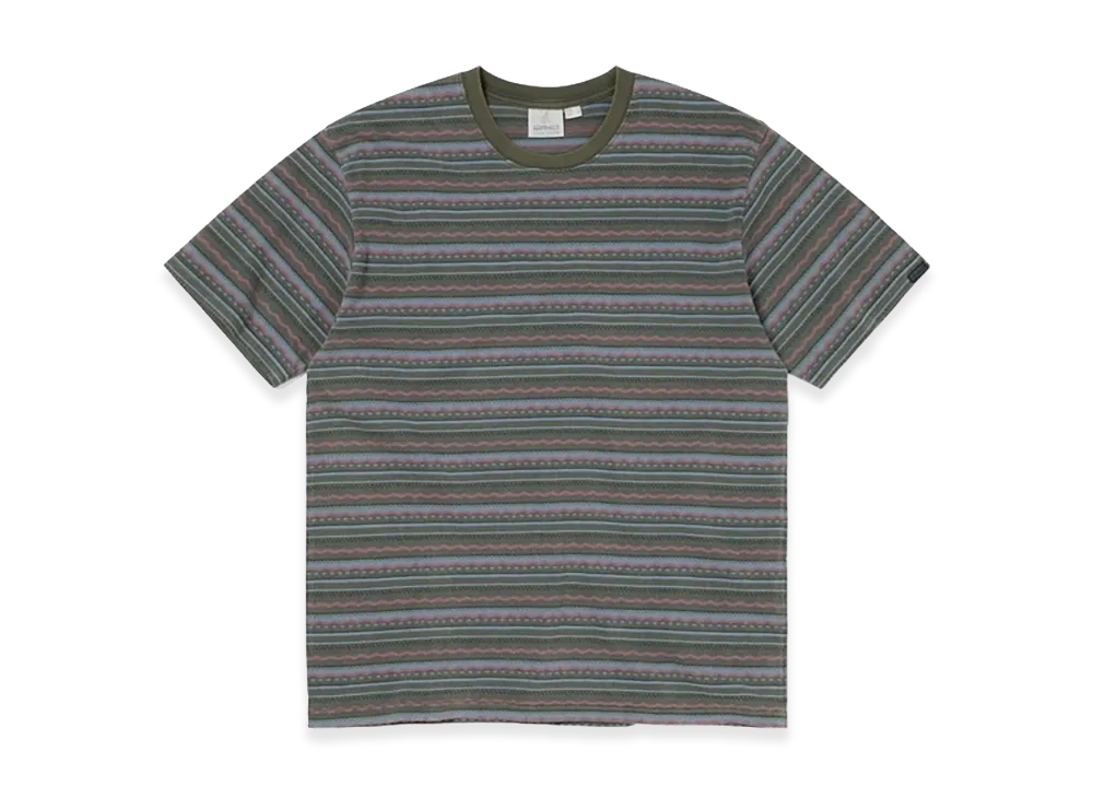 thisisneverthat x GRAMICCI Faded Striped Tee "Sage"