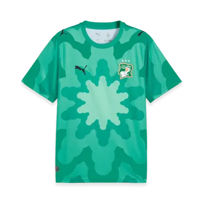 PUMA x Salehe Bembury x Cote d'Ivoire Football Replica Short Sleeve GK Shirt "Sparkling Green/PUMA Black"