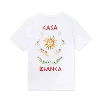 Casablanca Le Temple Du Savoir T-Shirt "White"