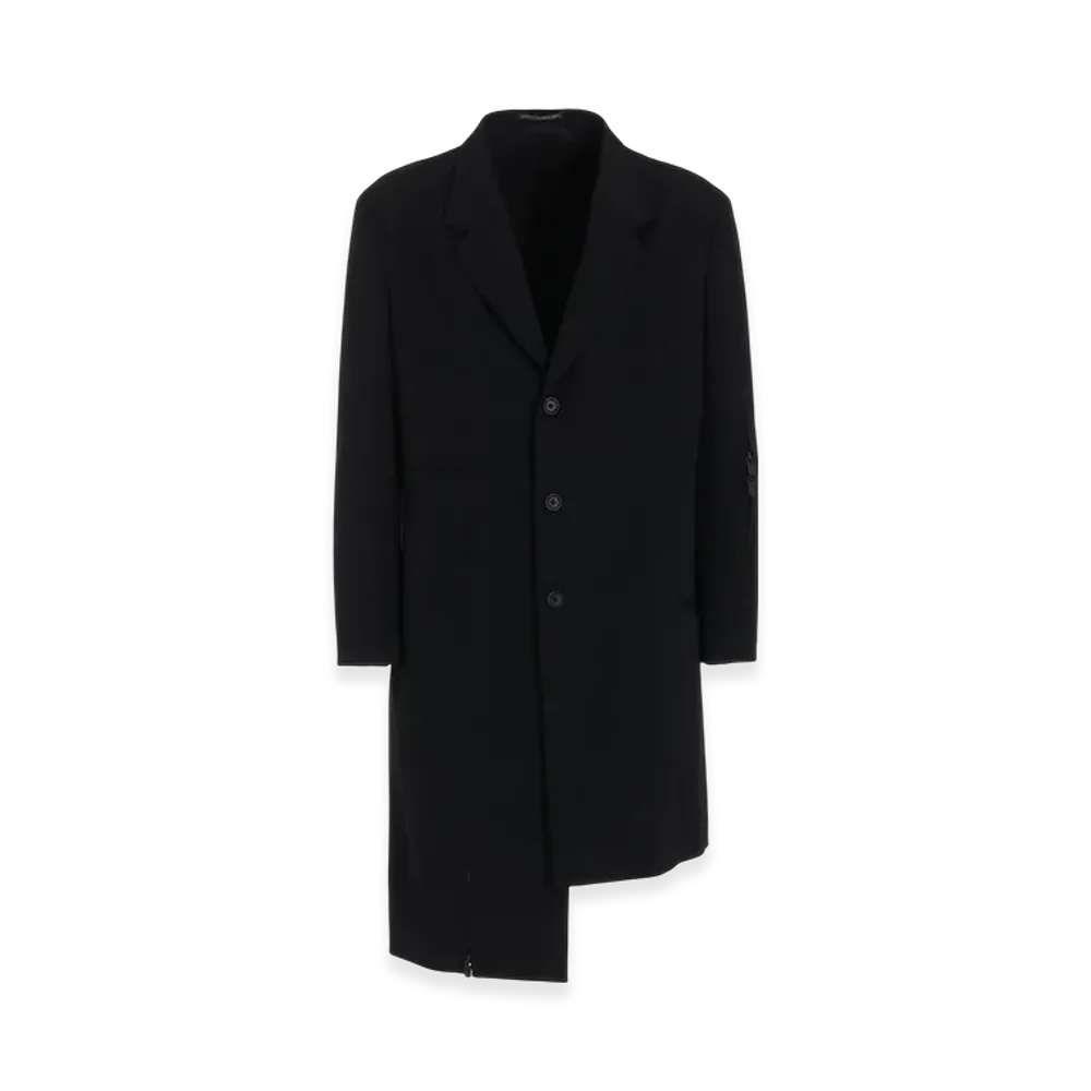 Yohji Yamamoto POUR HOMME Wool Gabardine 6 Zips Jacket "Black"