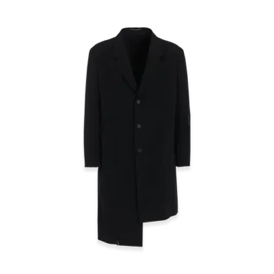 Yohji Yamamoto POUR HOMME Wool Gabardine 6 Zips Jacket "Black"