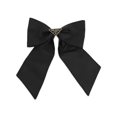 PRADA Women's Re-Nylon Hair Clip "Black"