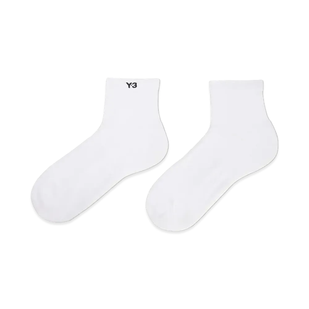 Y-3 Classic Low Socks "White"