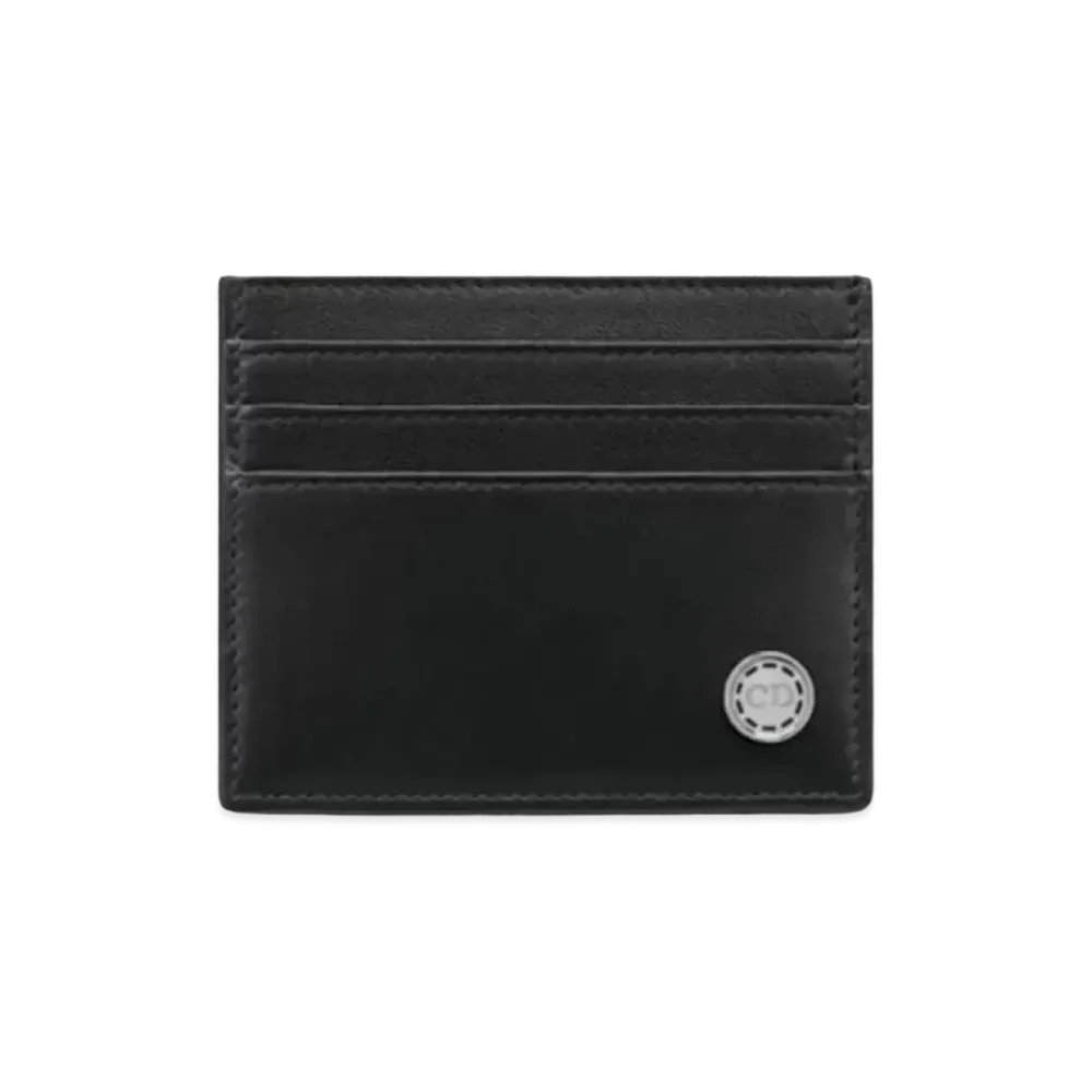 Dior CD Button Logo Card Holder "Black"