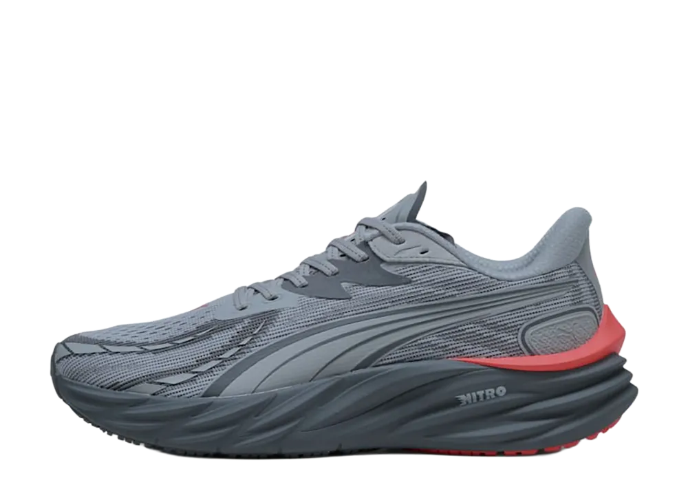 Puma Velocity Nitro 4 "Gray Echo/Red Glamour"