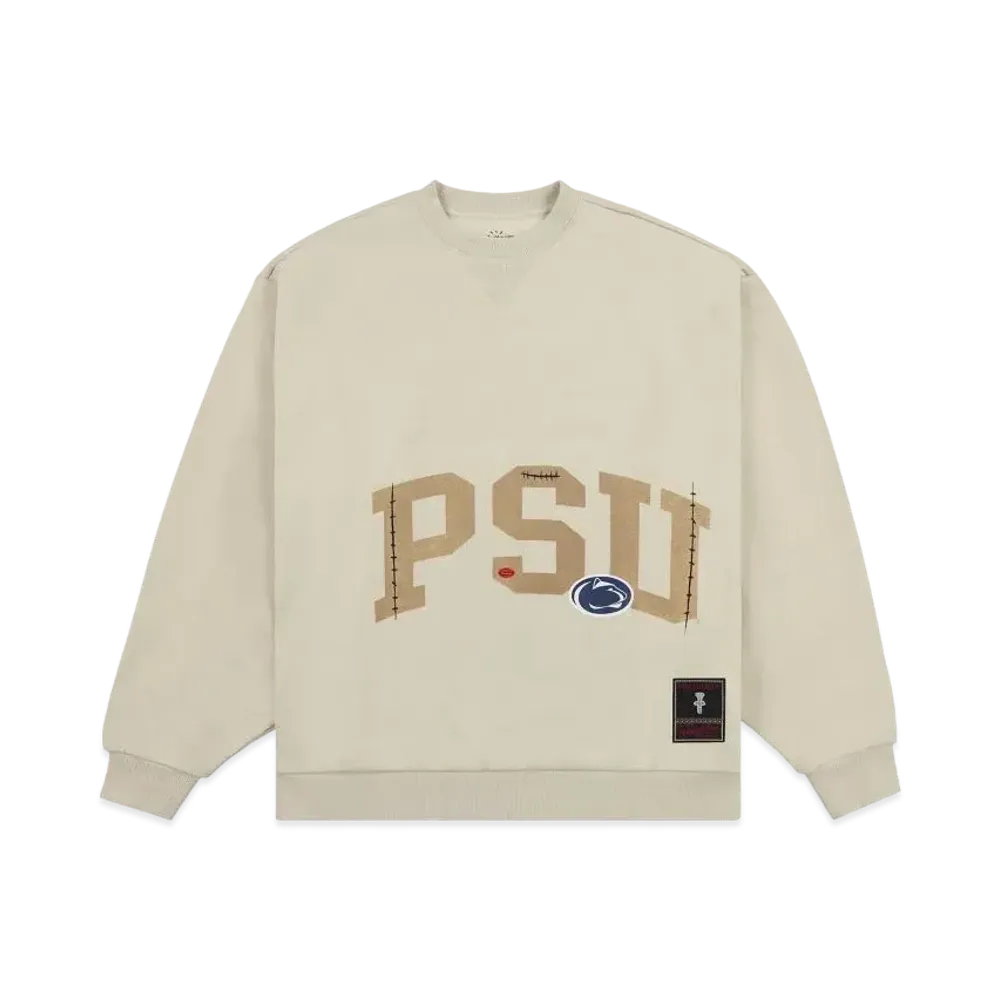 Travis Scott x M&N x Penn State University Crewneck "Ivory"