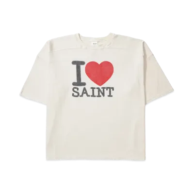 SAINT Mxxxxxx SS T-Shirt Football "White"