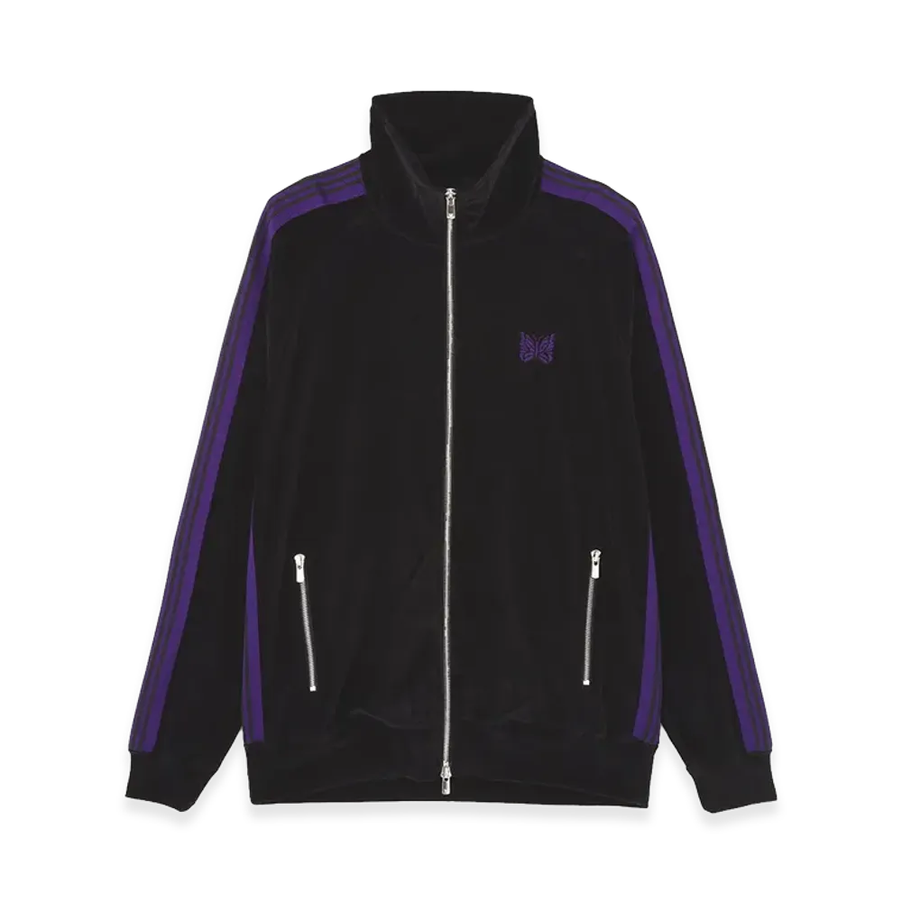 NEEDLES x LHP Track Jacket - C/Pe Velour "Black"