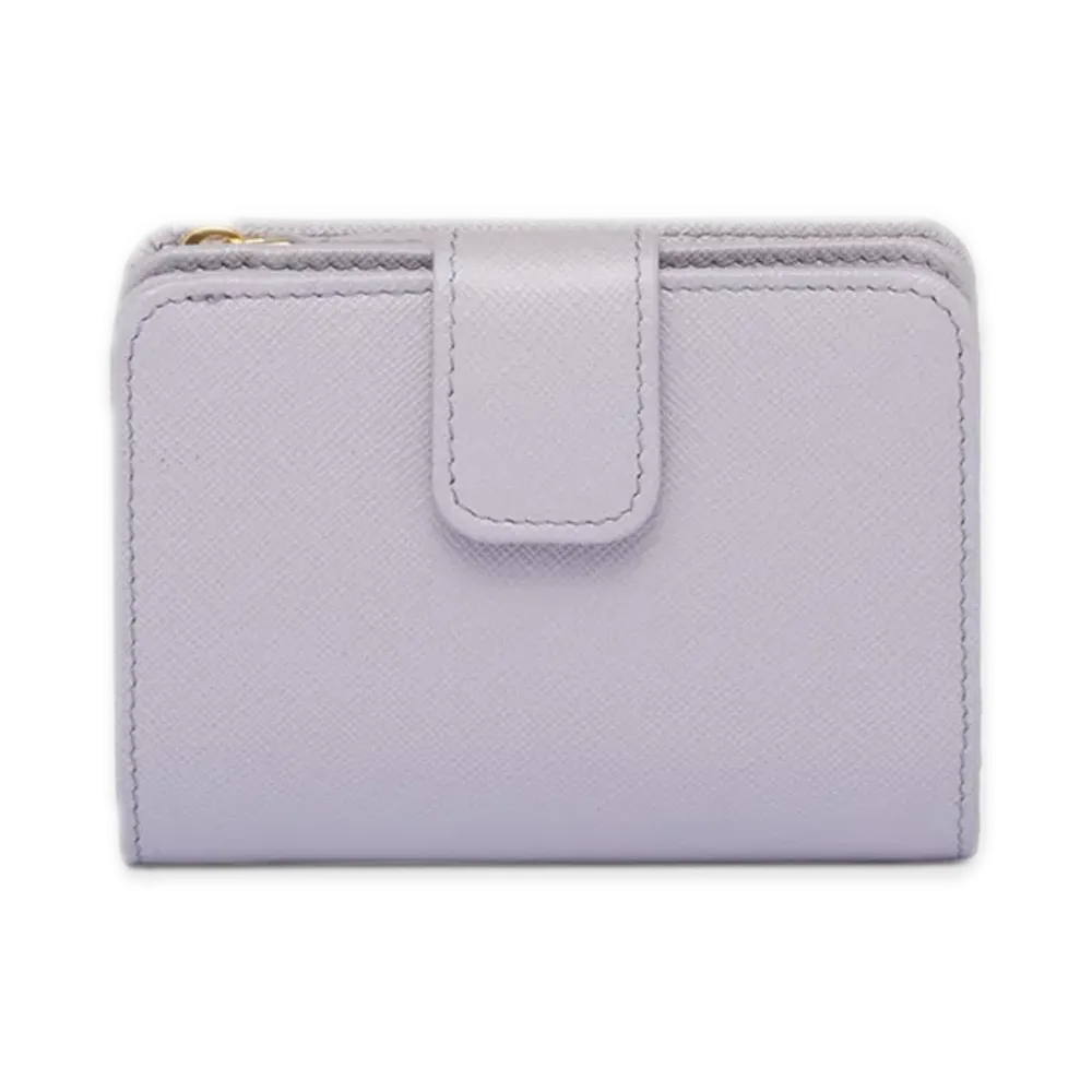 PRADA Saffiano Multicolor Wallet "Pastel Purple/Light Purple"