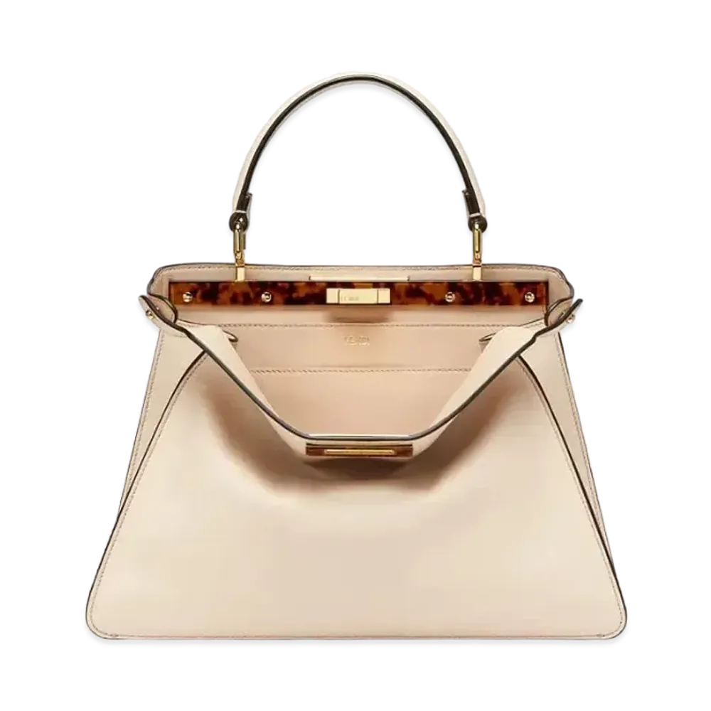 FENDI Peekaboo Iseeu Medium Leather Bag "Pink"