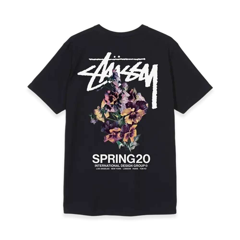 Stussy Bouquet Tee "Black"