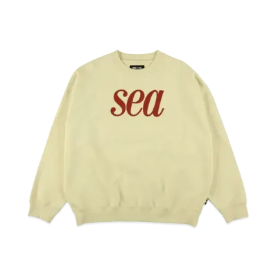 WIND AND SEA Sea Crew Sweat "Beige"