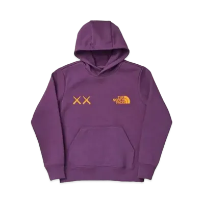 The North Face Kaws Hoodie "Purple Orange"