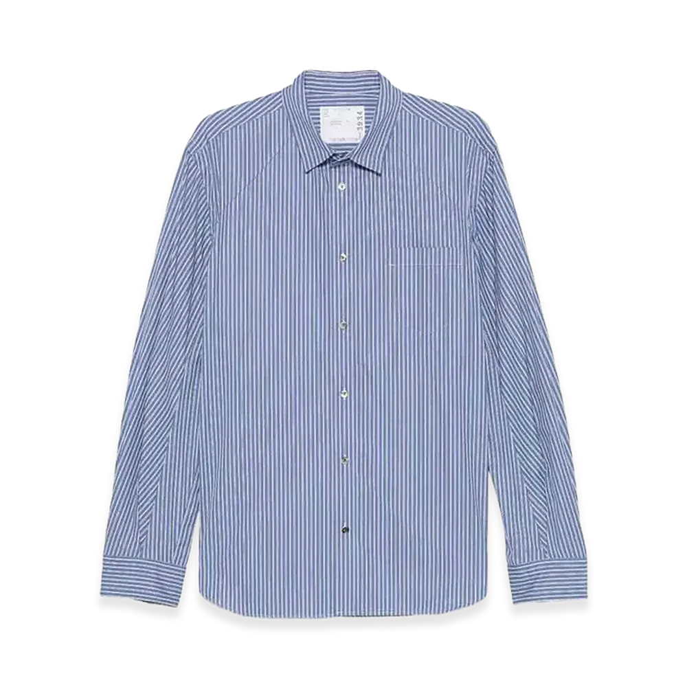 sacai Poplin Shirt "Blue"