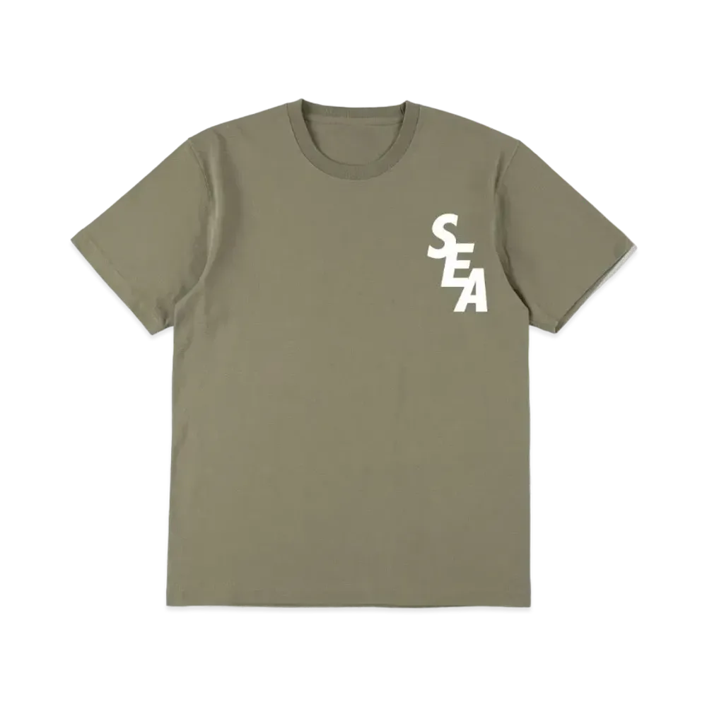 WIND AND SEA -Y&S- WDS CUSTOM TEE 7.1OZ "Olive"